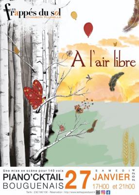 Affiche a l air libre